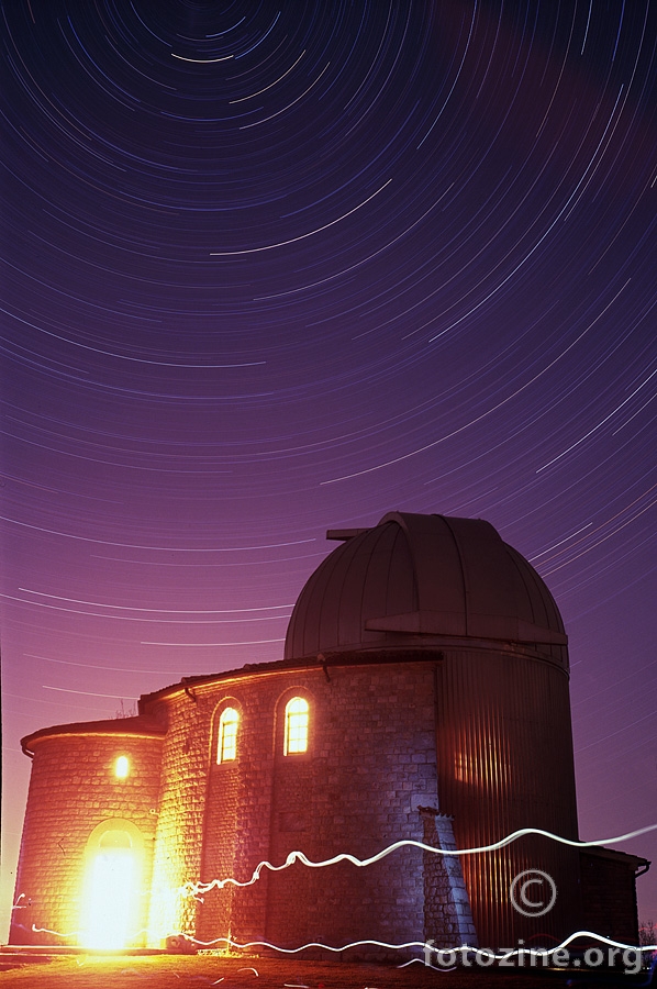 Tičan startrails