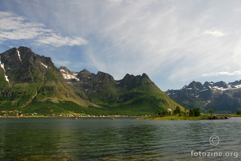 Tipični lofotski pejsaž, Norveška