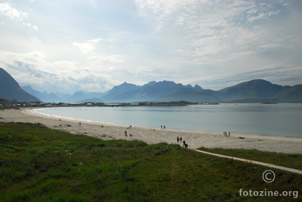 Plaža u Rambergu, Lofoten, Norveška