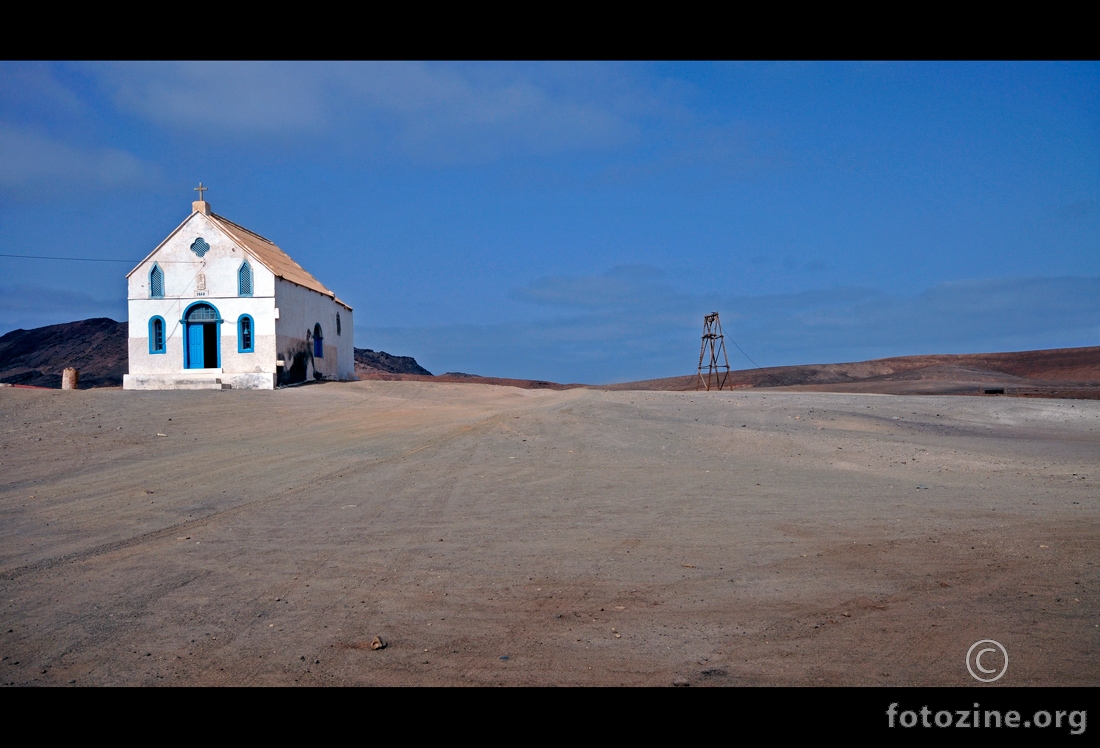 the blue door