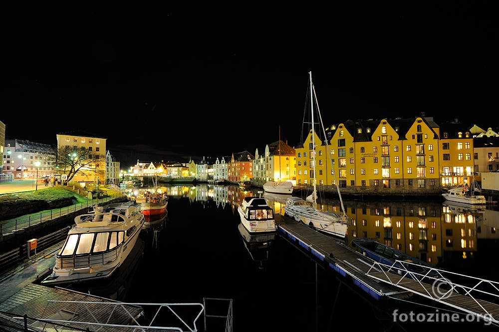 Alesund by night