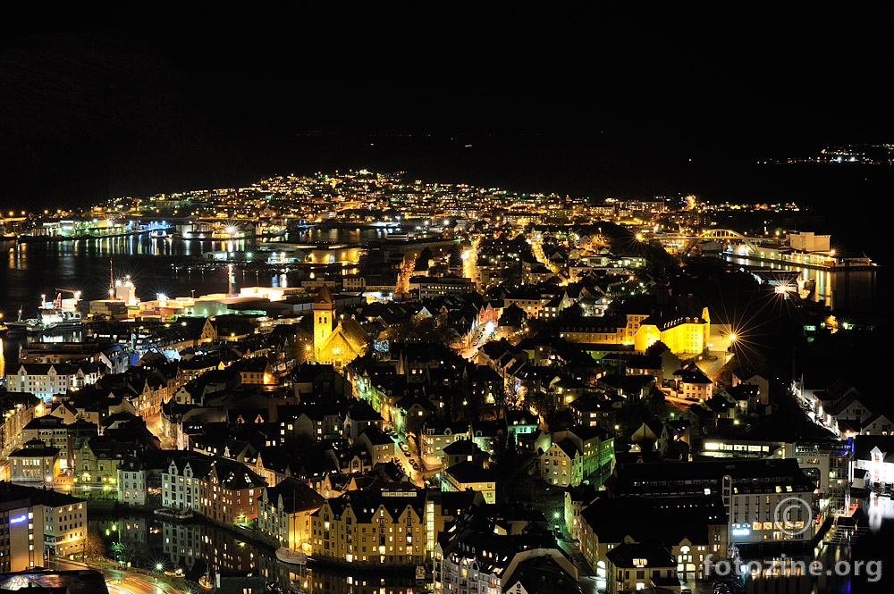 Alesund by night