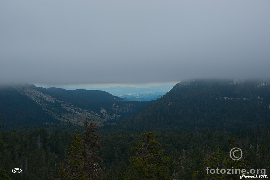 Velebit u oblacima