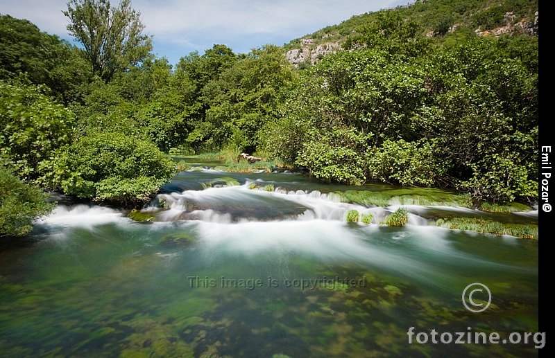 Slapovi Krke, područje Roškog slapa