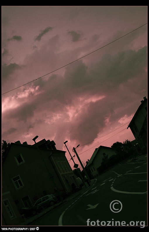 pink sky