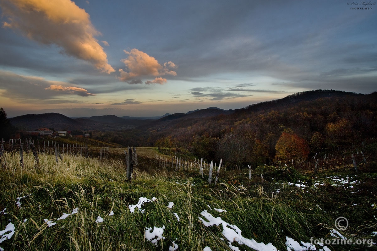 Late Autumn Sunset