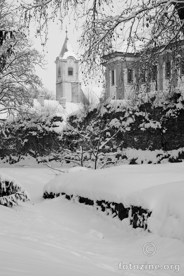Dvorac Zrinskih u snijegu