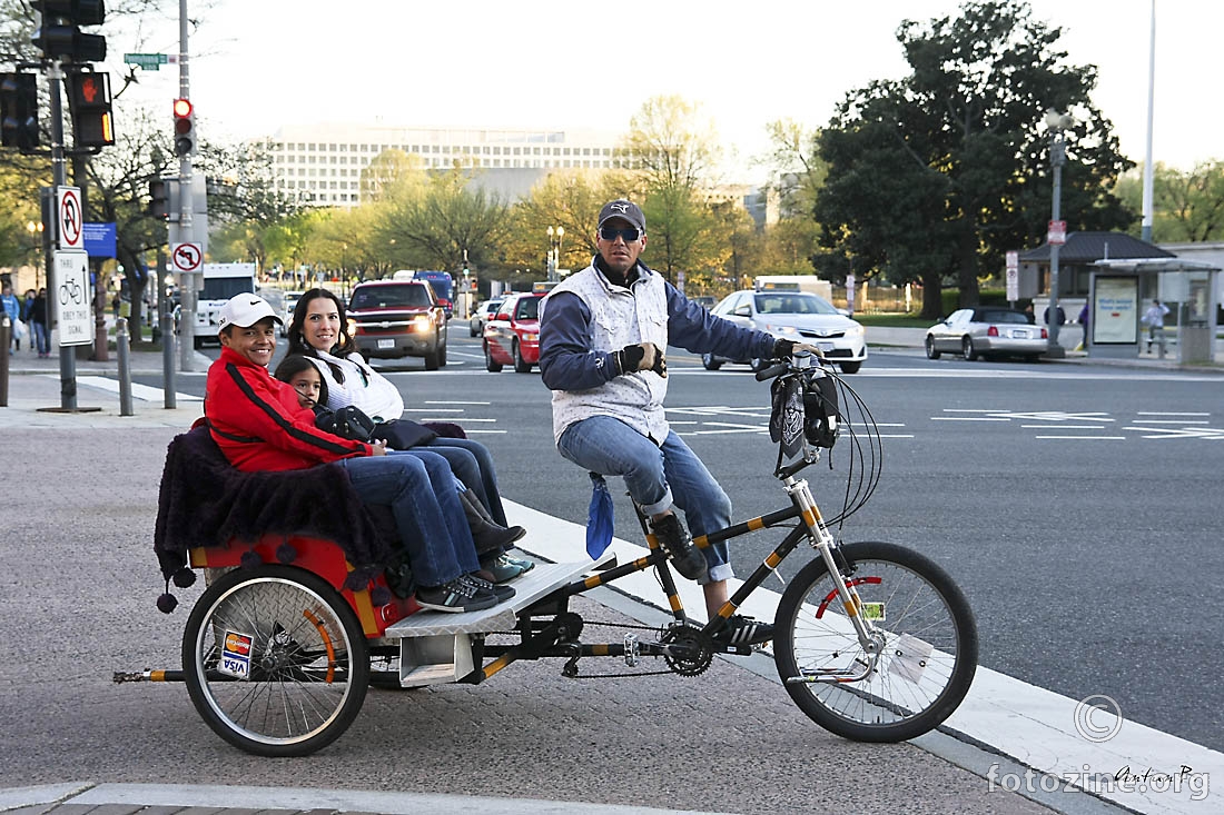 ...moderna RIKŠA u Washington D.C.