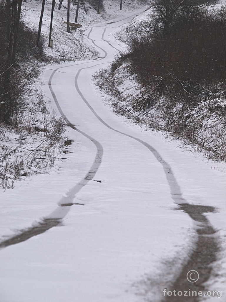 zima i tragovi ...