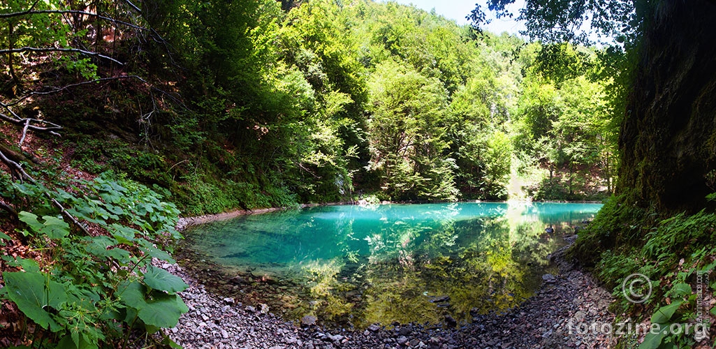 Panorama izvora Kupe