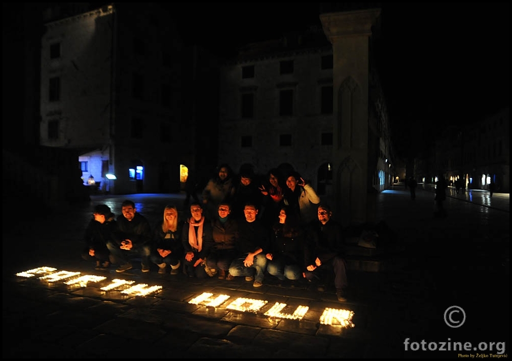 EARTH HOUR U DUBROVNIKU 2013. BY ŽT