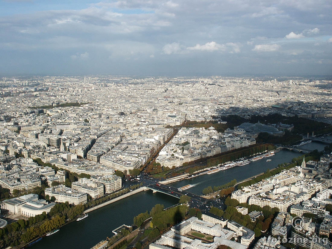 Pariz: Pogled s Eiffelovog tornja