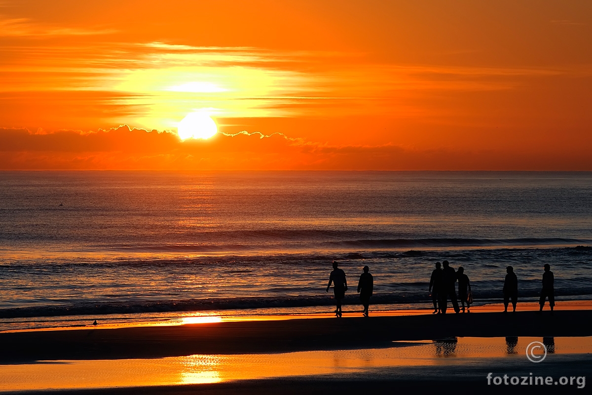 Sunset at Daytona Beach