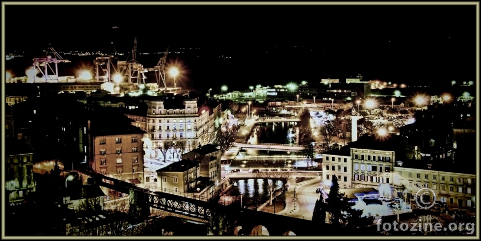 Rijeka by night