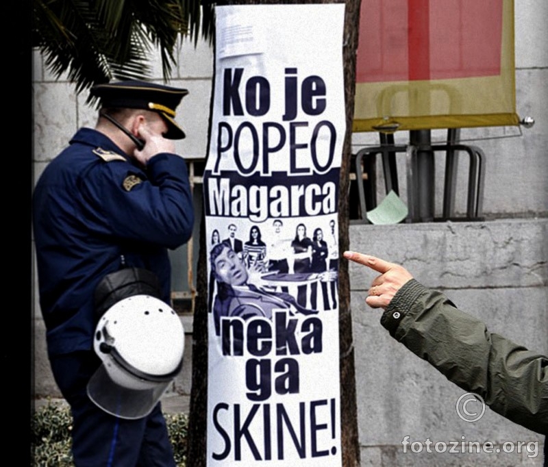  “Ko je popeo magarca neka ga skine”