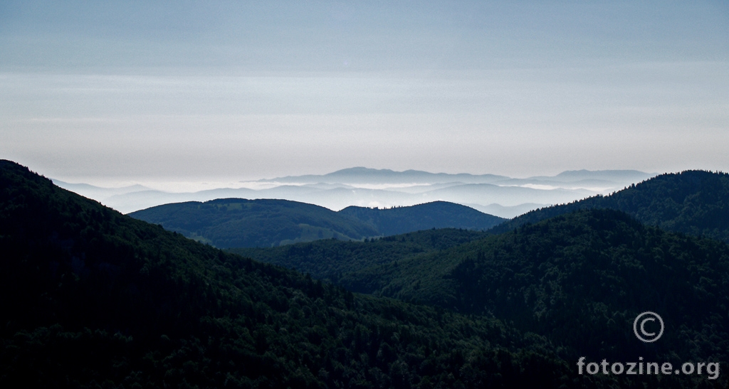 Pogled sa Zavižana na drugu stranu