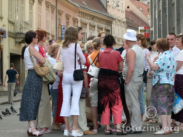 Turisti u Zagrebu