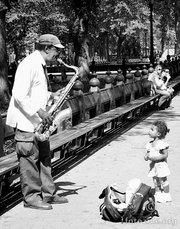 Sax sound in Central park