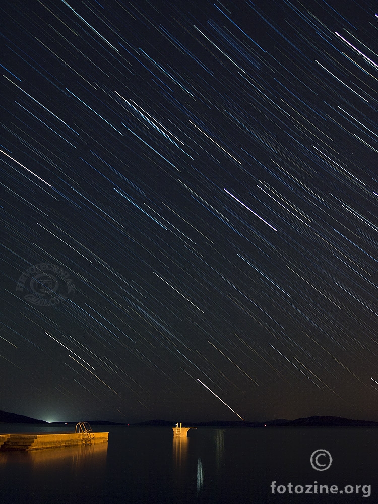 Star trails Jadrija