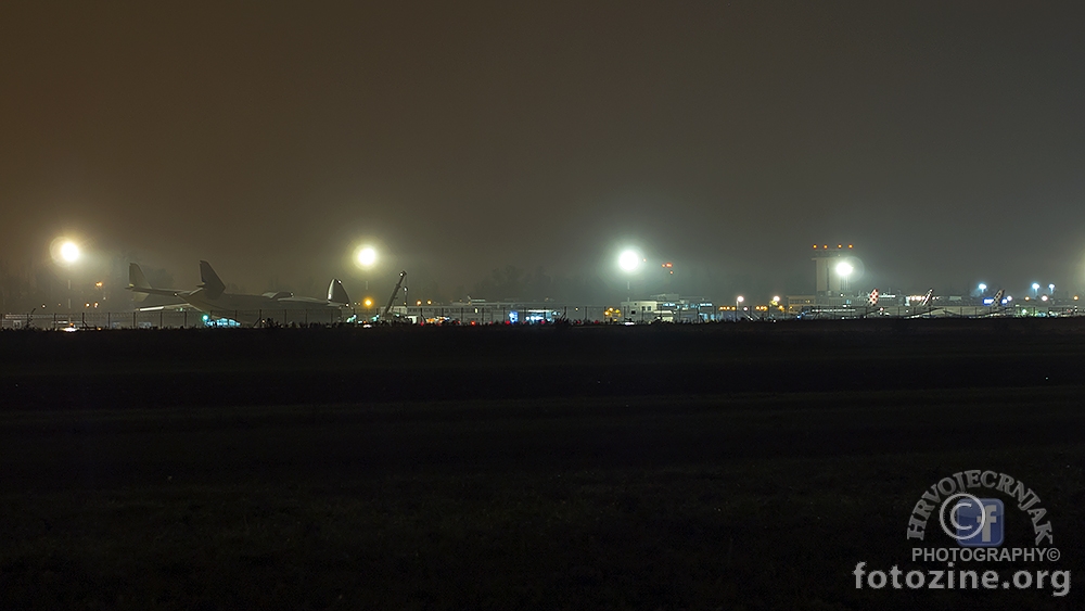 Pogled na zračnu luku Zagreb 09.11.2013