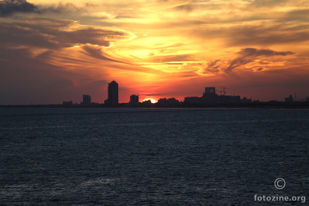 galveston sunset