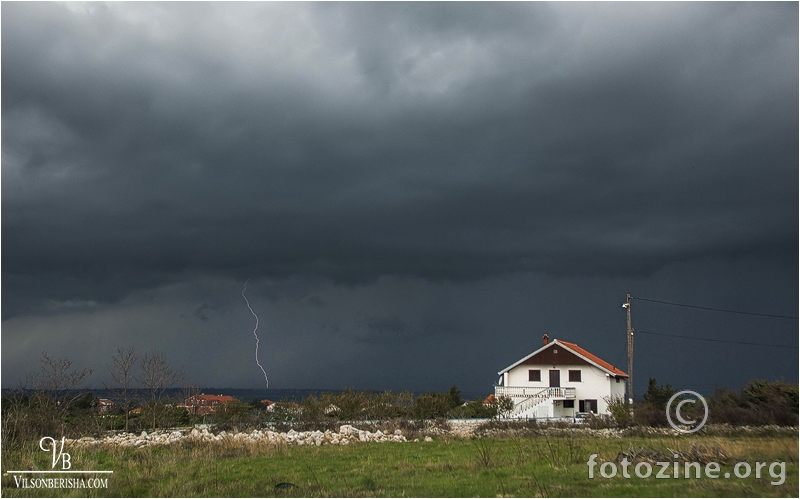 Ravni Kotari ocekuju oluju