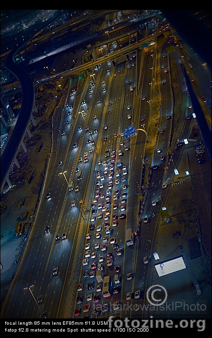 Al Zayed Rd at night - revisited