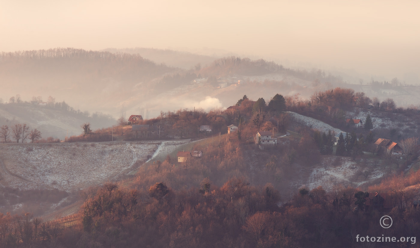 Plešivica u zimsko jutro