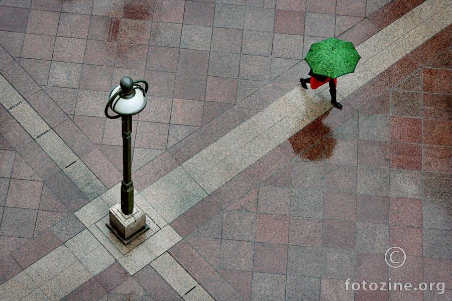 Green umbrella