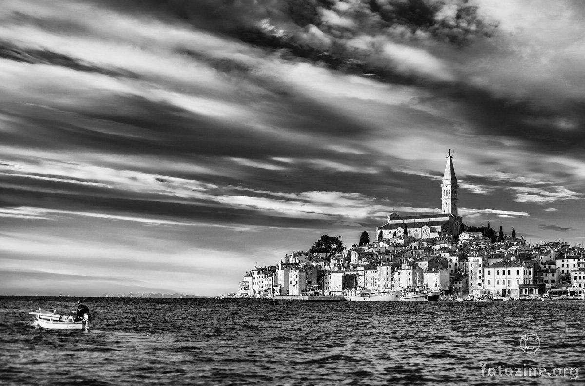 Rovinj s pogledom na Alpe